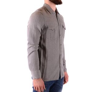 Dondup Long Sleeve ButtonDown Shirt Men grey Shirts
